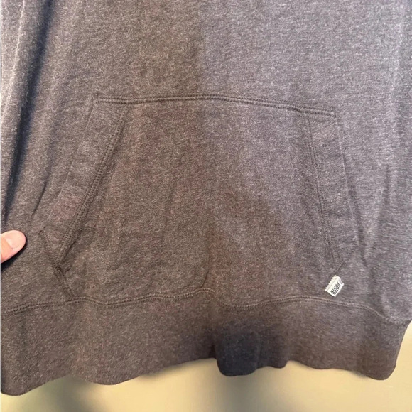 Puma Women’s Gray Pull Over Henley Long Sleeve Top Large Front Pocket Size Small - Picture 4 of 6